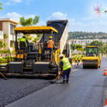 Construction of asphalt road (5km)